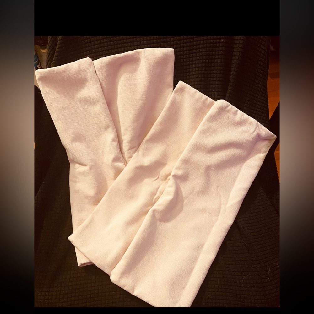 Plush solved, very very light pink, almost nude throw pillow